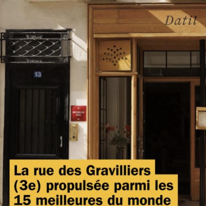 RUE DES GRAVILLIERS - Difficile de faire plus cool que ça.